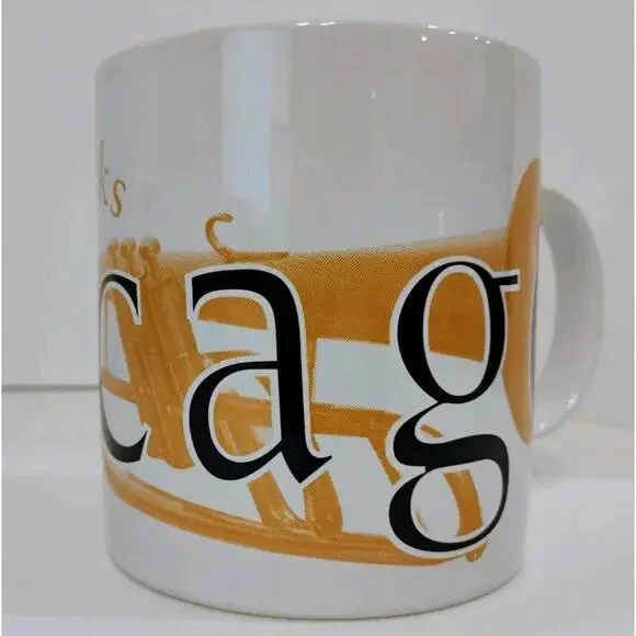 Starbucks Coffee City Mug Collector Series 1994 Chicago Cup Greer Belson - Picture 3 of 6